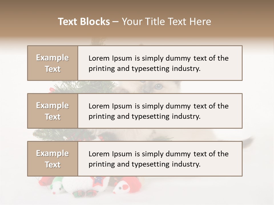 Energetic Miniature Cute PowerPoint Template