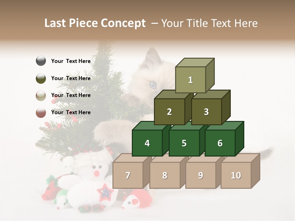 Energetic Miniature Cute PowerPoint Template