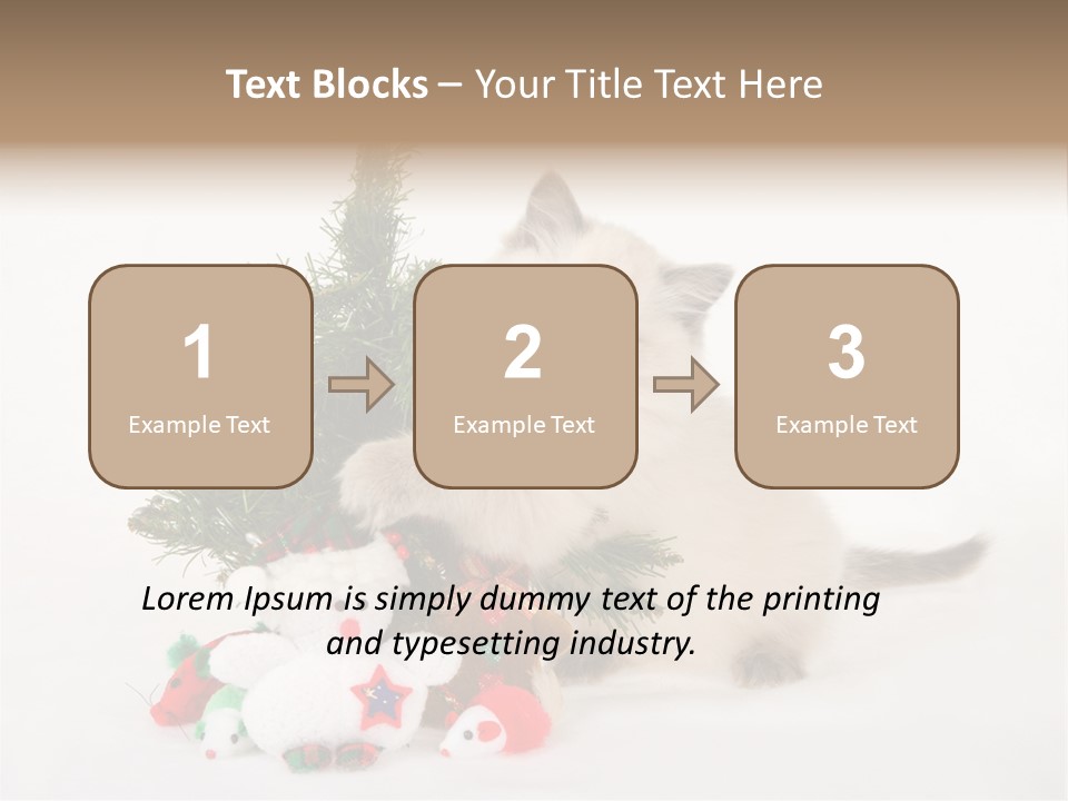 Energetic Miniature Cute PowerPoint Template