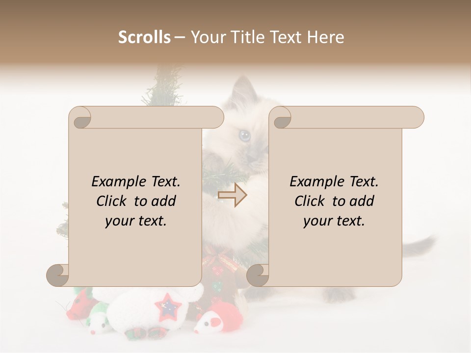 Energetic Miniature Cute PowerPoint Template