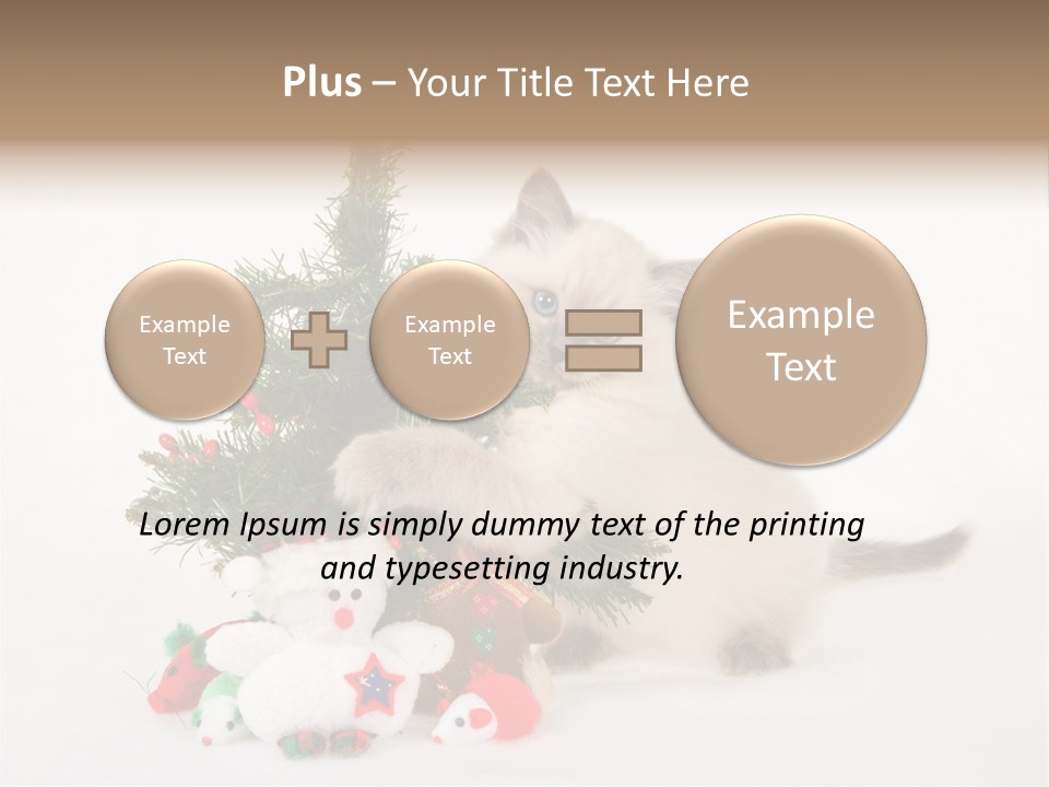 Energetic Miniature Cute PowerPoint Template