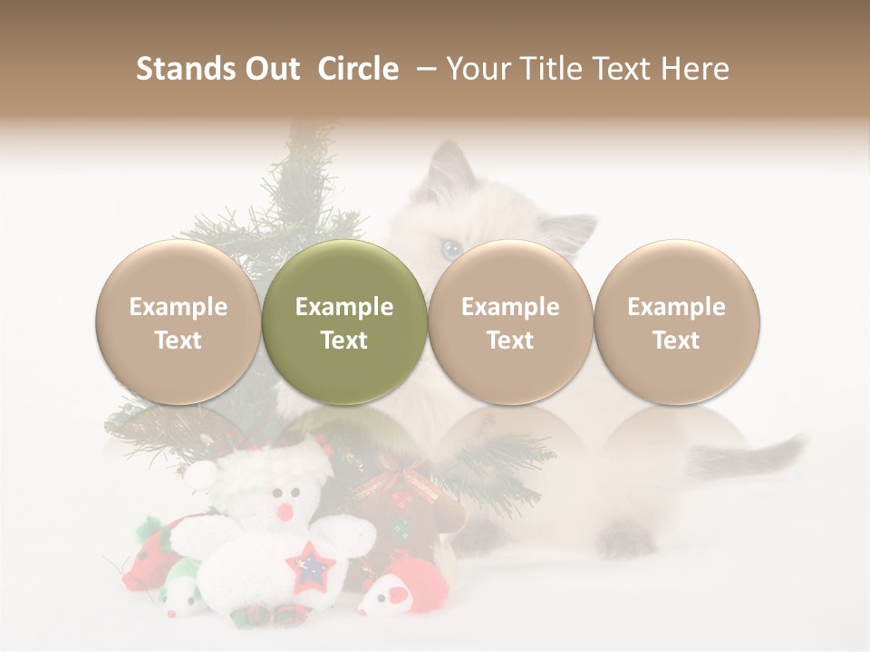 Energetic Miniature Cute PowerPoint Template