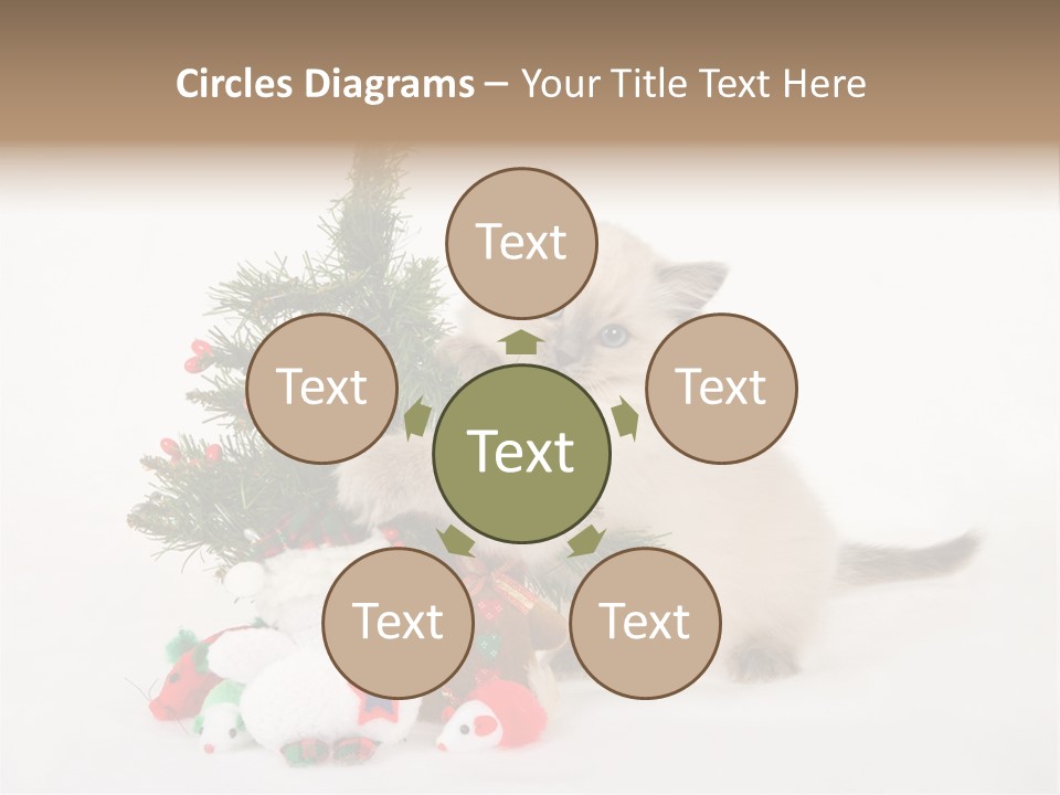 Energetic Miniature Cute PowerPoint Template