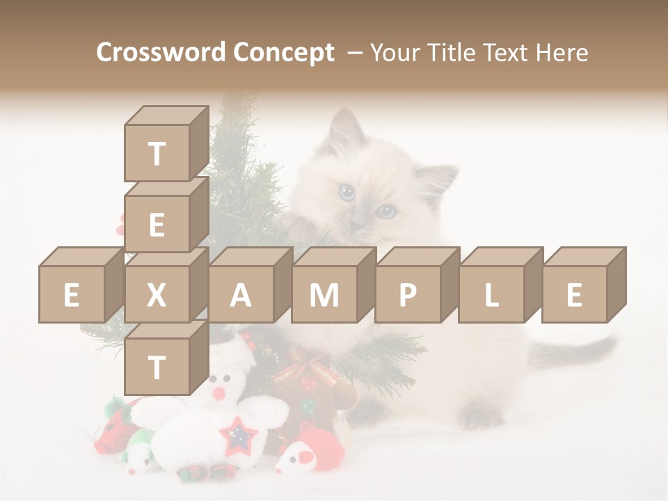 Energetic Miniature Cute PowerPoint Template