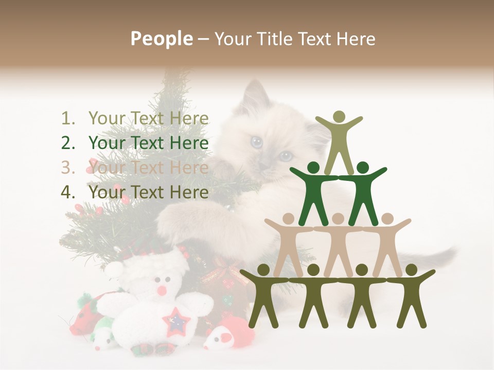 Energetic Miniature Cute PowerPoint Template