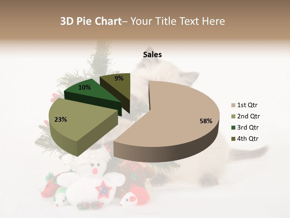 Energetic Miniature Cute PowerPoint Template