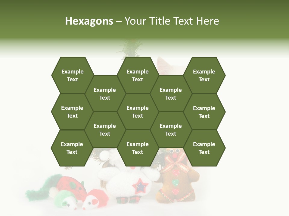 Snow Cats Tree PowerPoint Template