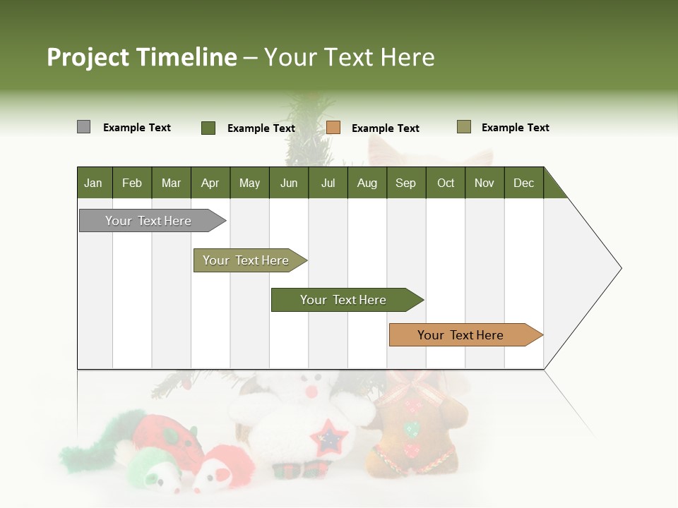 Snow Cats Tree PowerPoint Template