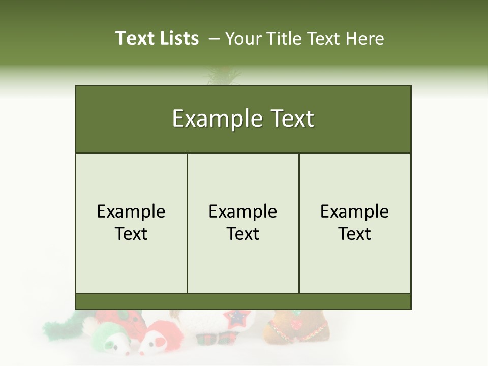Snow Cats Tree PowerPoint Template