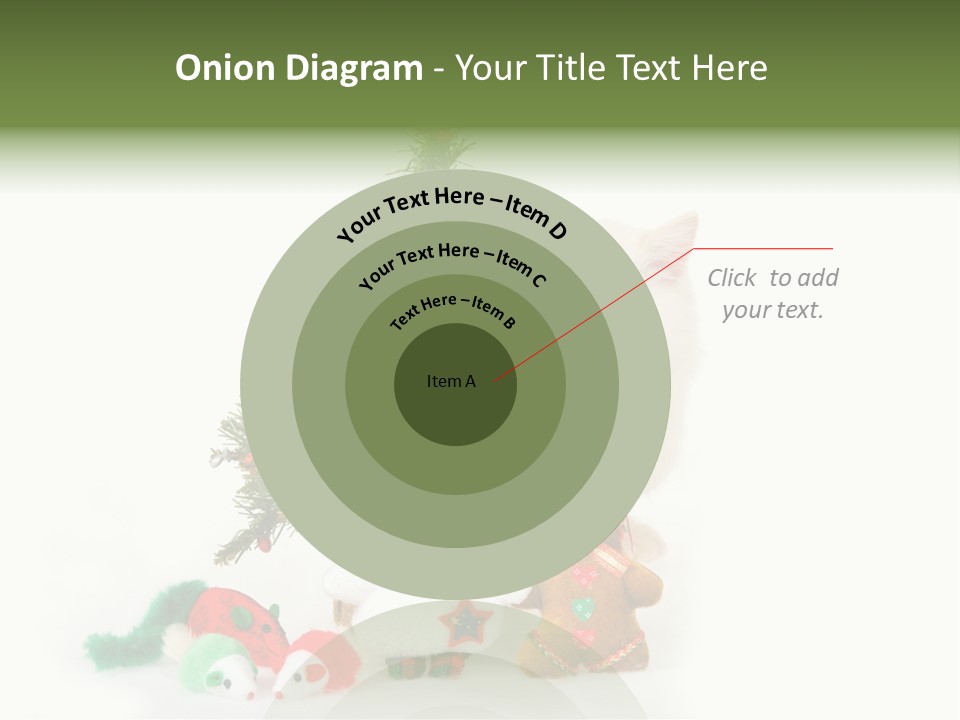 Snow Cats Tree PowerPoint Template
