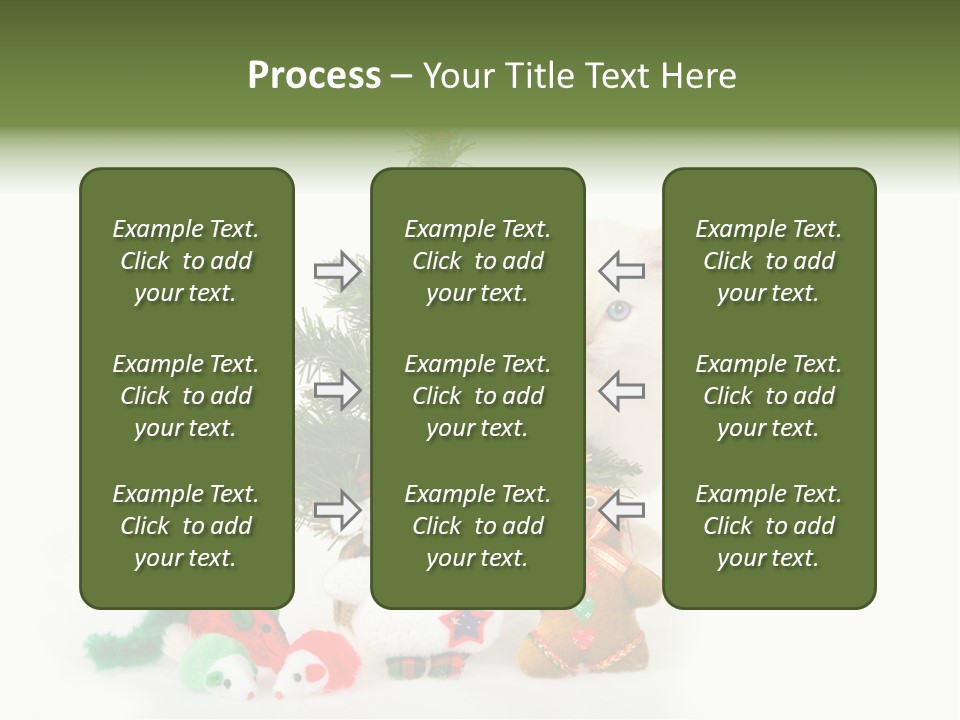 Snow Cats Tree PowerPoint Template