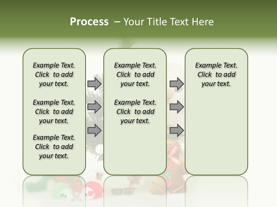 Snow Cats Tree PowerPoint Template
