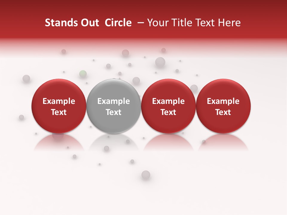 Symbol Round Glass PowerPoint Template