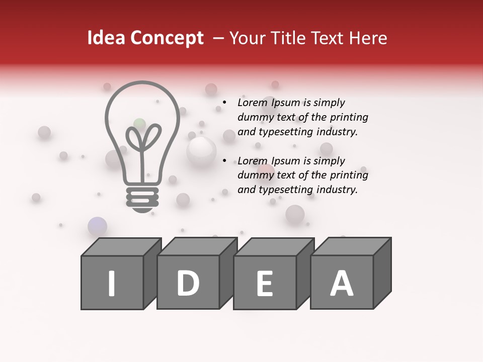 Symbol Round Glass PowerPoint Template