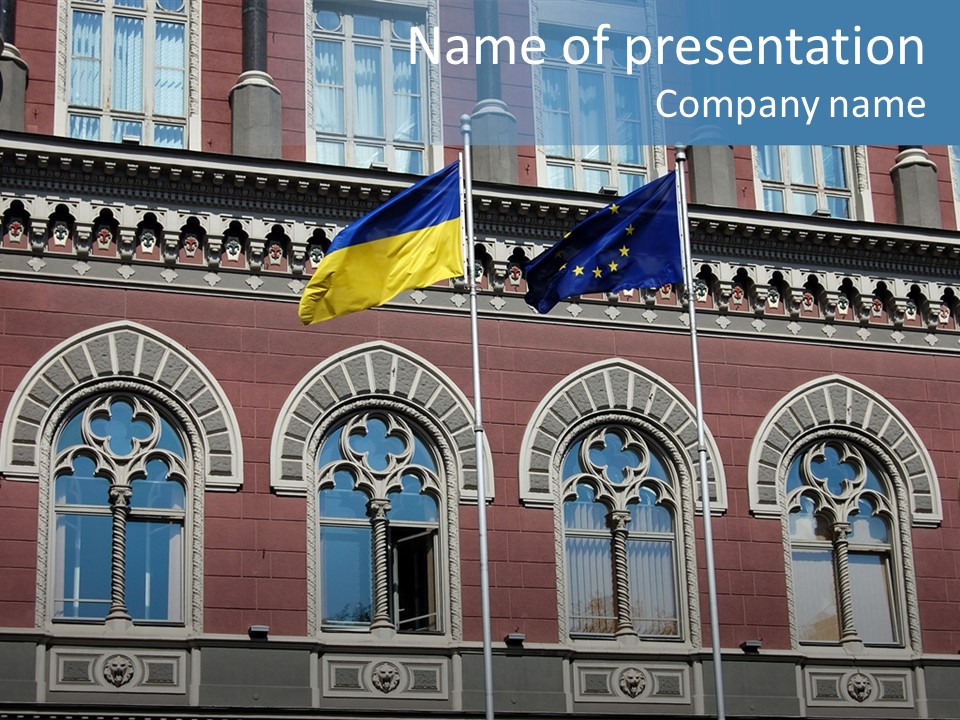 Urban Ukraine City PowerPoint Template