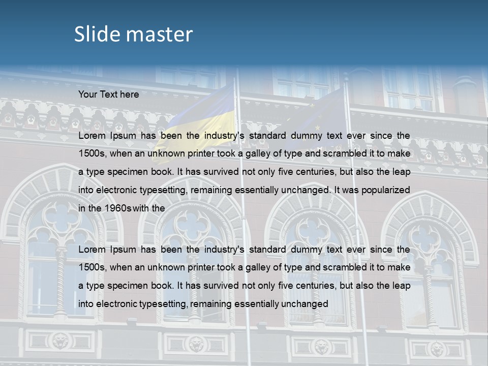 Urban Ukraine City PowerPoint Template