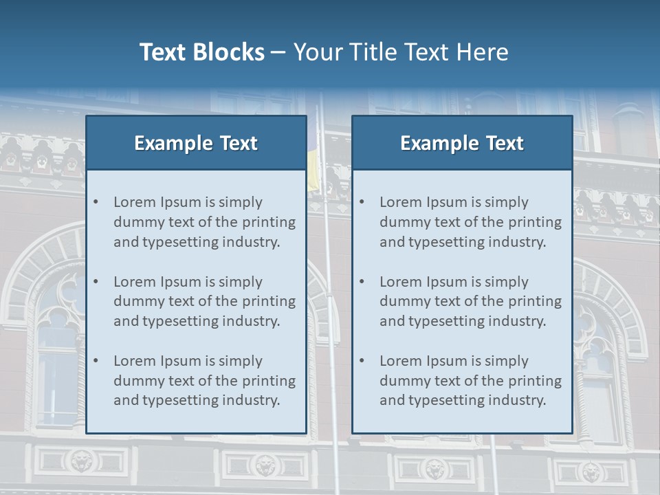Urban Ukraine City PowerPoint Template