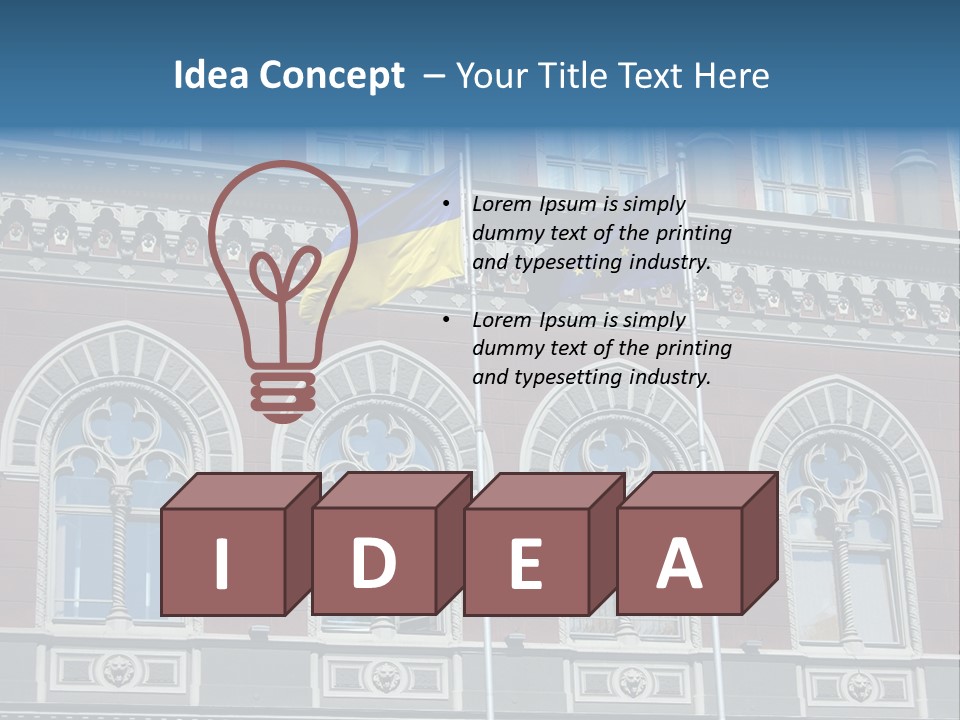 Urban Ukraine City PowerPoint Template