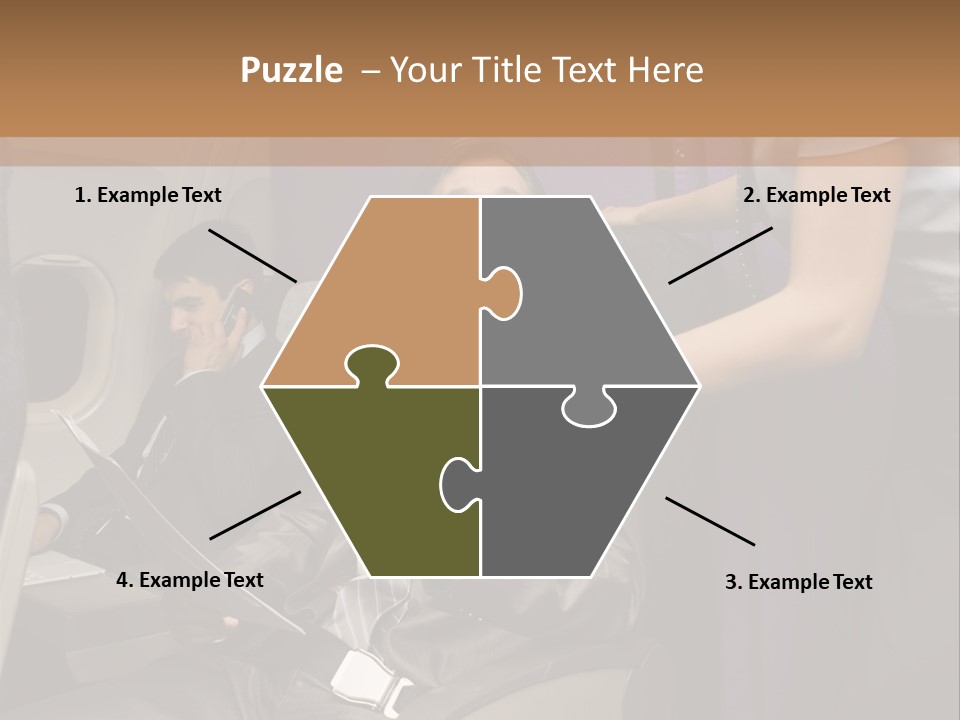 Passenger Inside Businessman PowerPoint Template