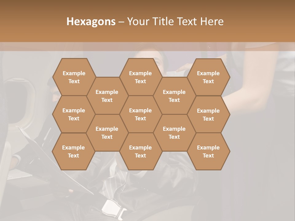 Passenger Inside Businessman PowerPoint Template