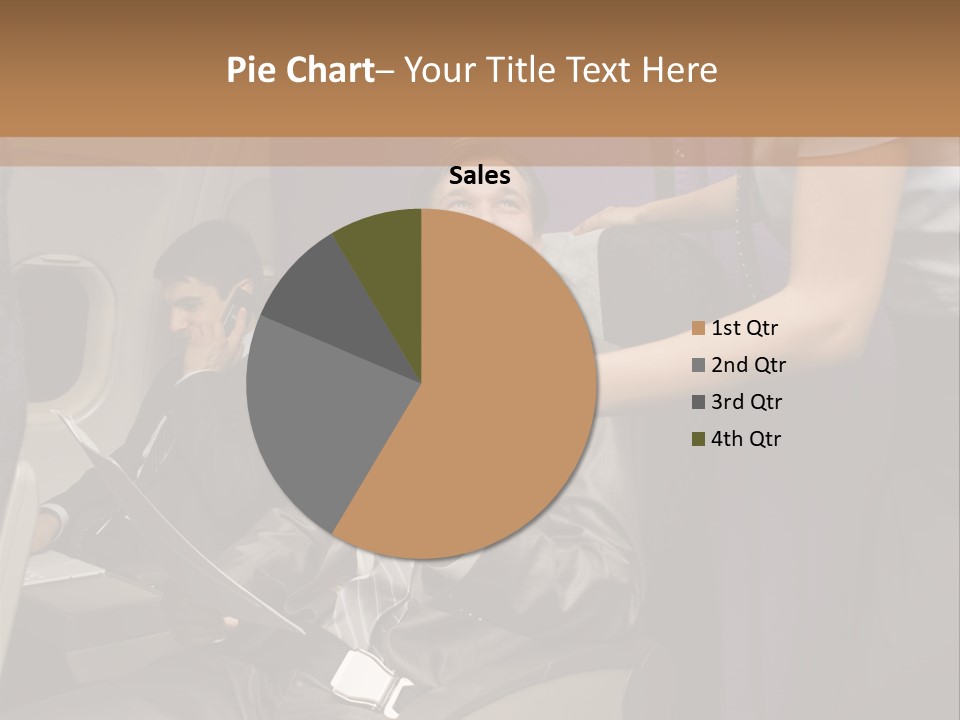 Passenger Inside Businessman PowerPoint Template