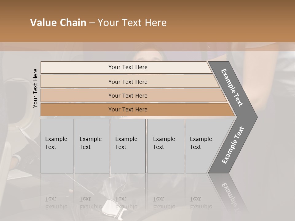 Passenger Inside Businessman PowerPoint Template