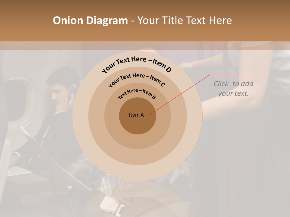 Passenger Inside Businessman PowerPoint Template