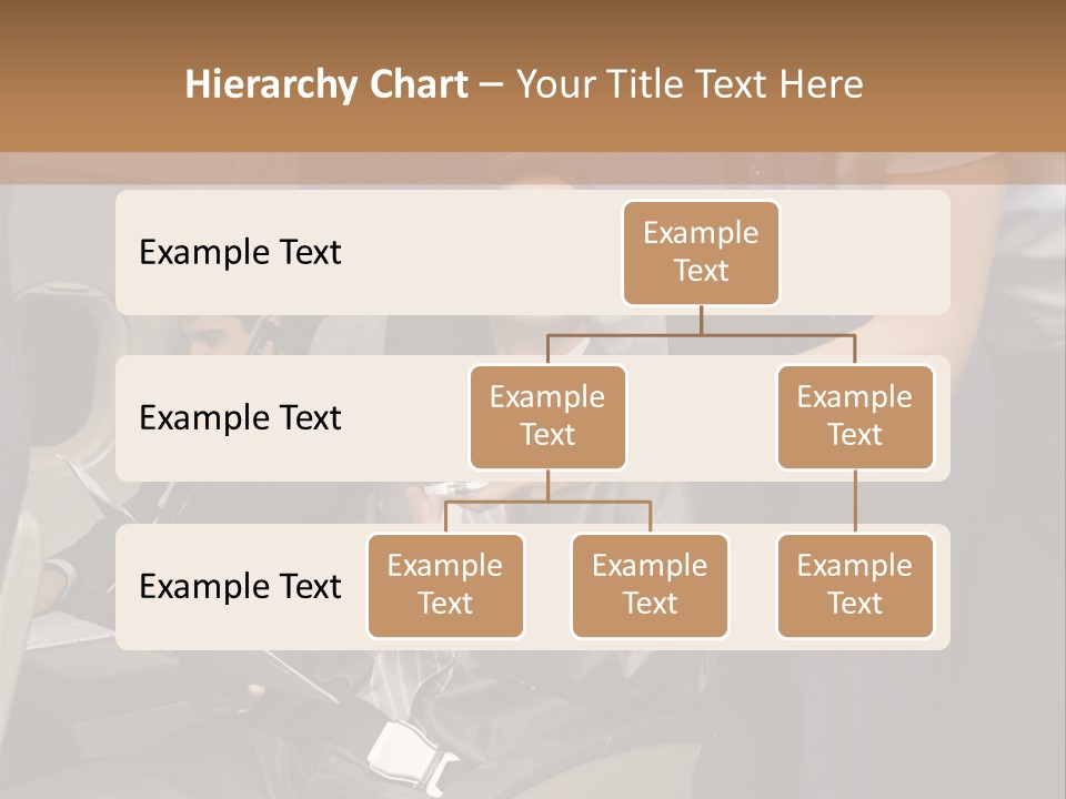 Passenger Inside Businessman PowerPoint Template