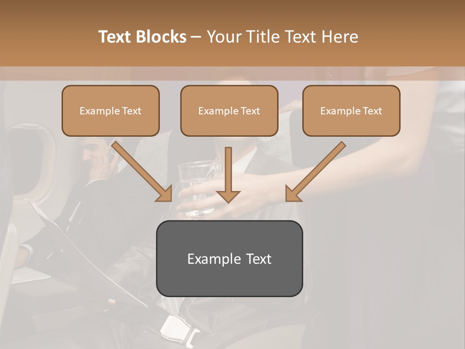 Passenger Inside Businessman PowerPoint Template