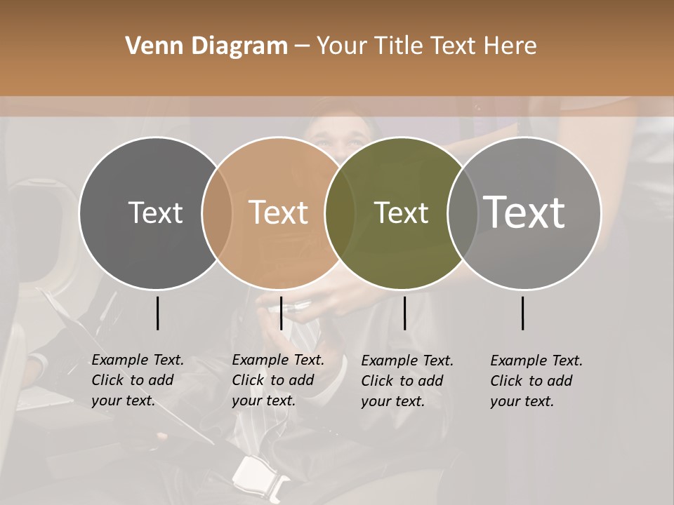 Passenger Inside Businessman PowerPoint Template