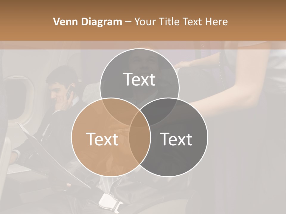 Passenger Inside Businessman PowerPoint Template