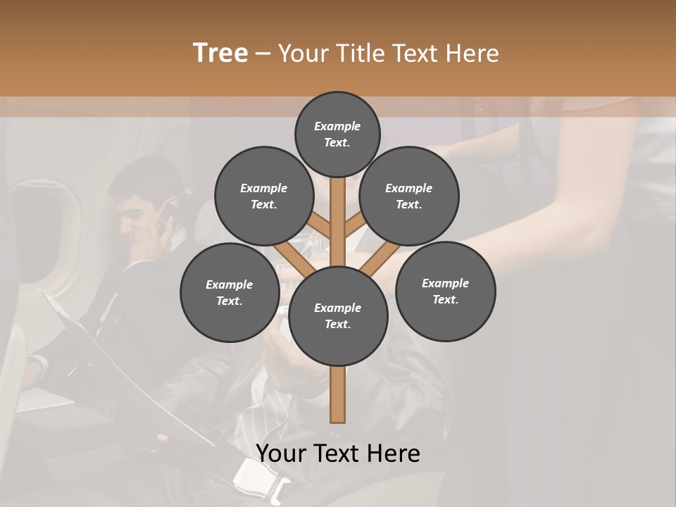 Passenger Inside Businessman PowerPoint Template