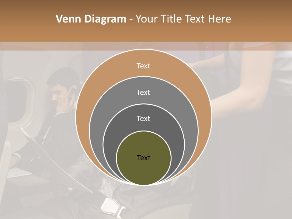Passenger Inside Businessman PowerPoint Template