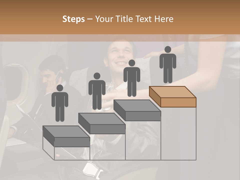 Passenger Inside Businessman PowerPoint Template