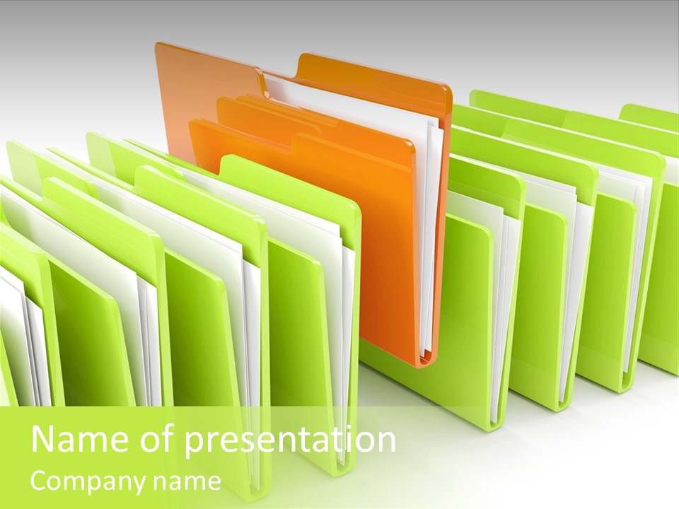 Data Plastic Desktop PowerPoint Template