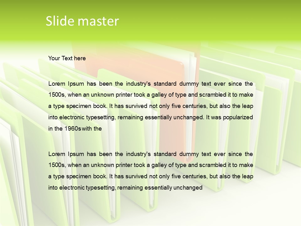 Data Plastic Desktop PowerPoint Template