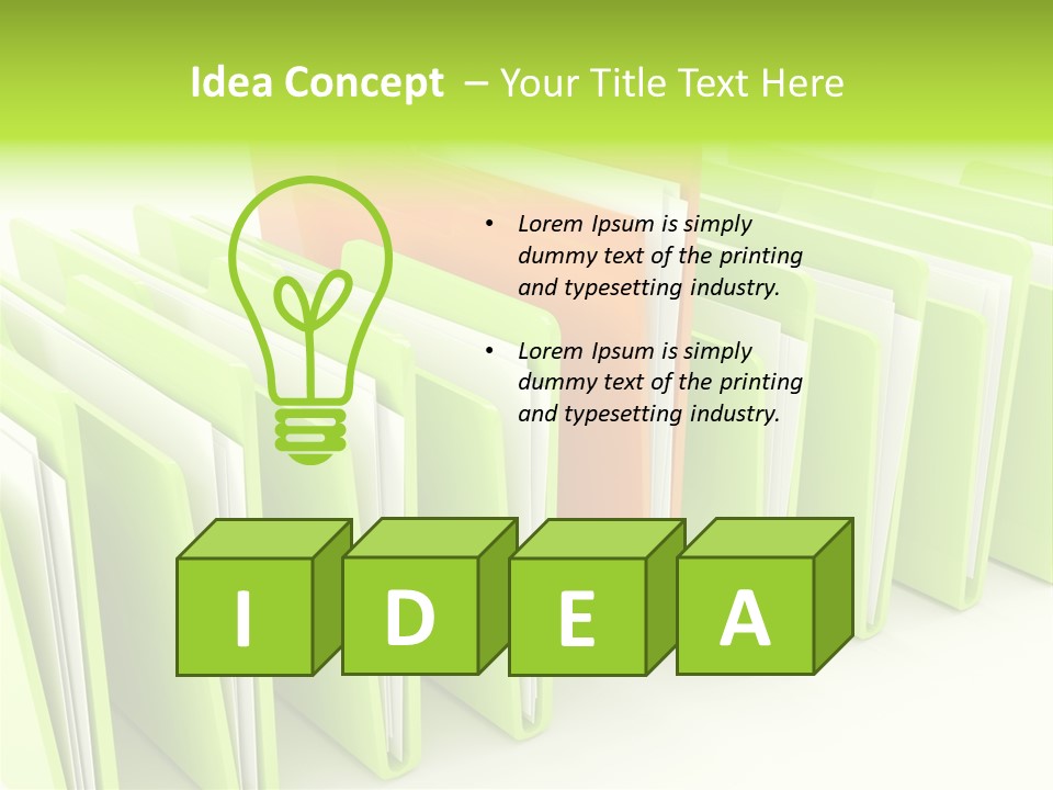 Data Plastic Desktop PowerPoint Template