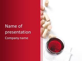 Blank Text Alcohol PowerPoint Template