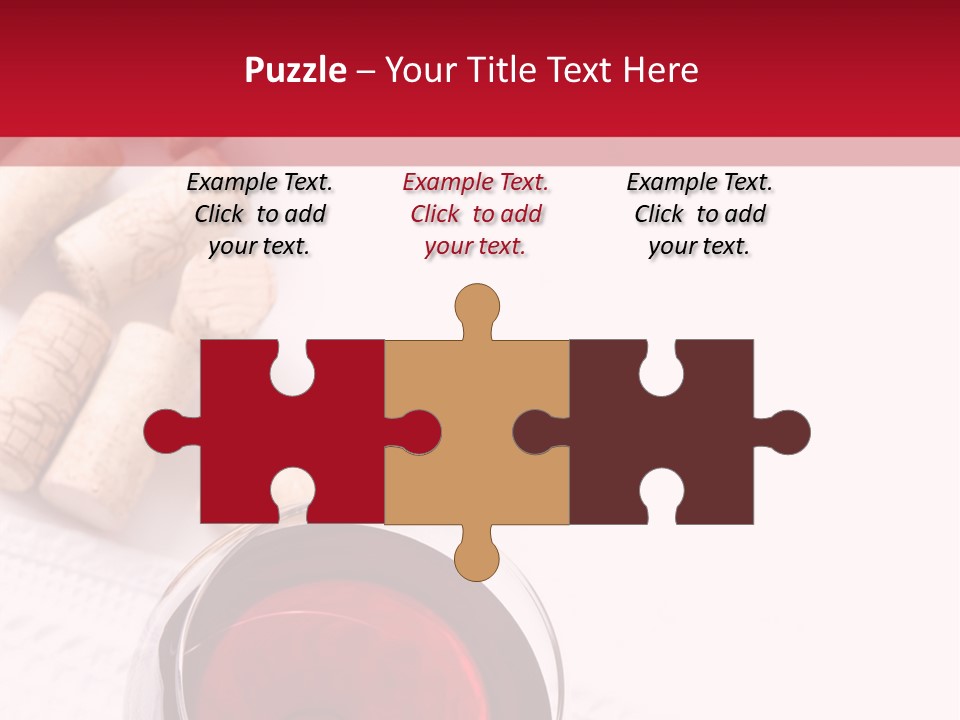 Blank Text Alcohol PowerPoint Template