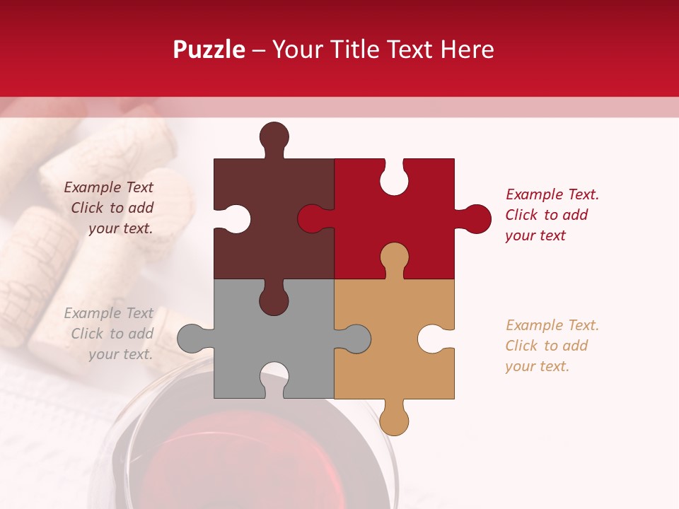 Blank Text Alcohol PowerPoint Template