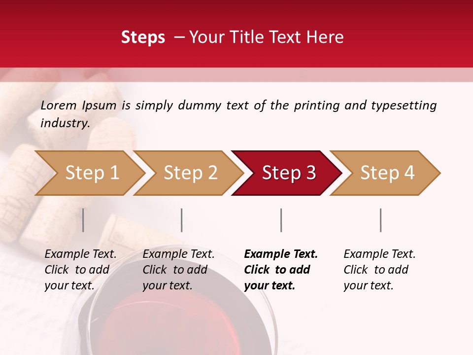 Blank Text Alcohol PowerPoint Template