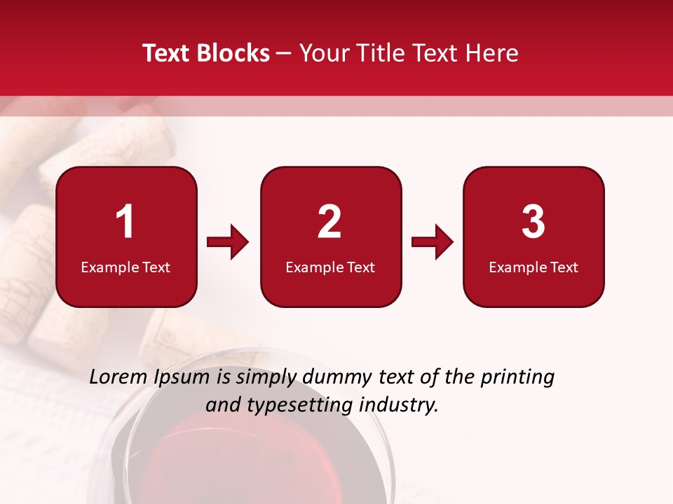 Blank Text Alcohol PowerPoint Template