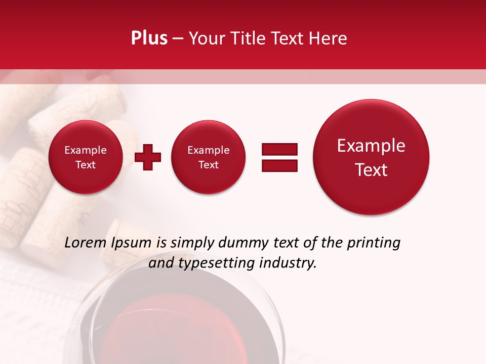 Blank Text Alcohol PowerPoint Template
