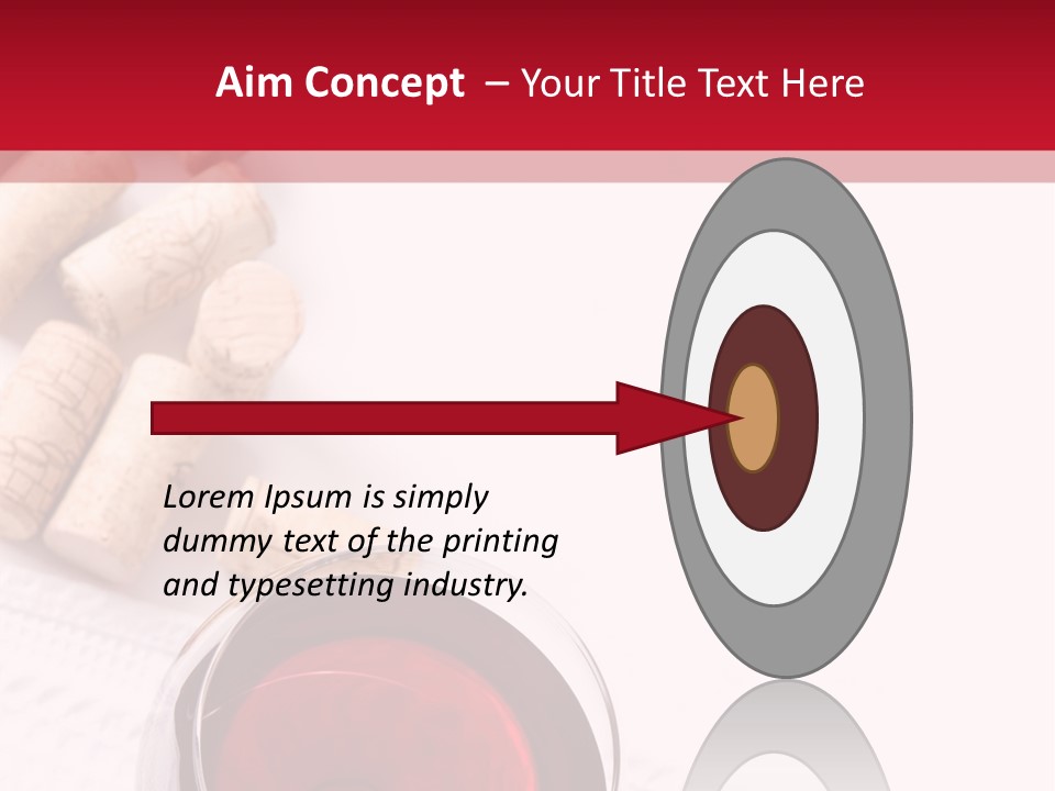 Blank Text Alcohol PowerPoint Template