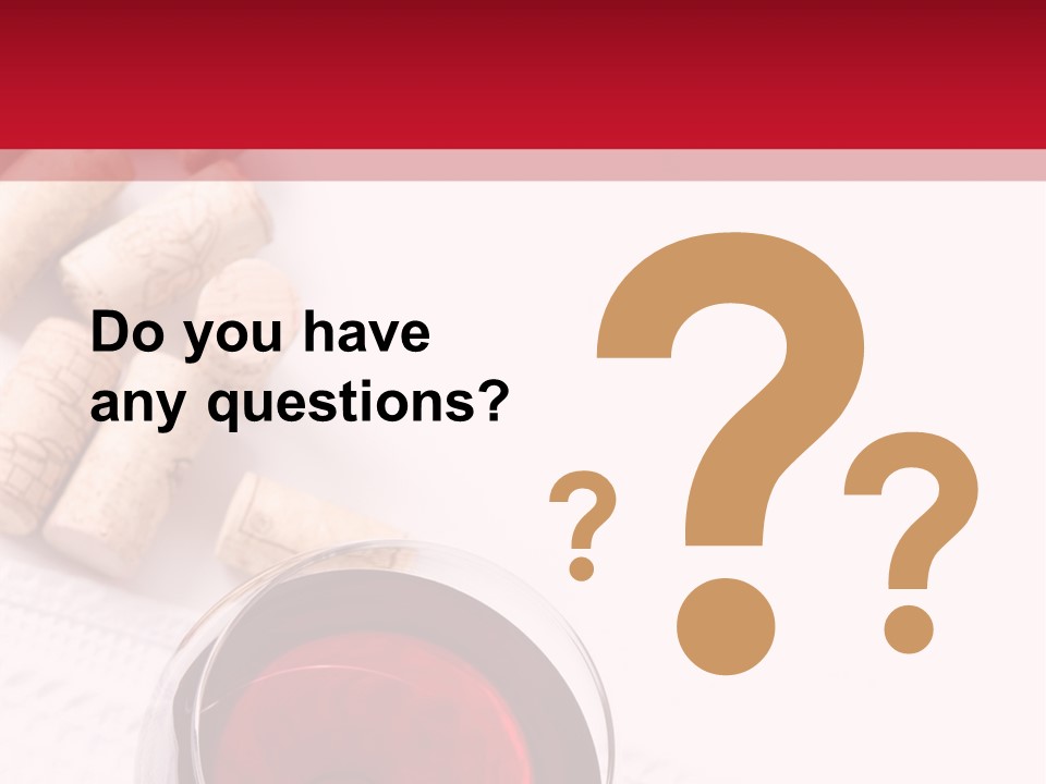 Blank Text Alcohol PowerPoint Template