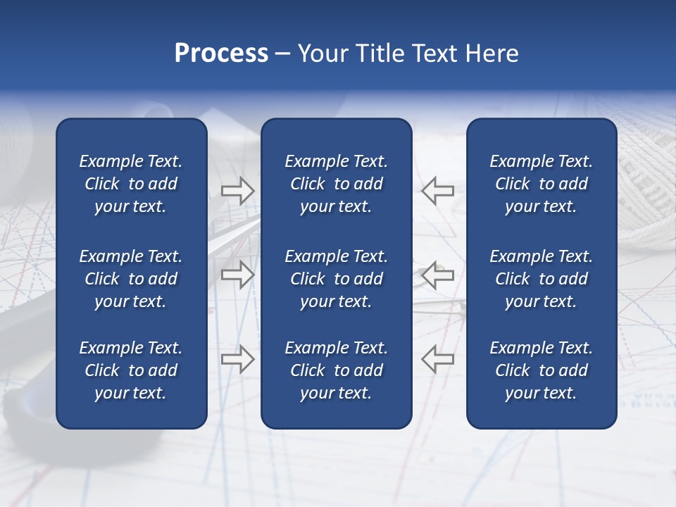 Scissors Textiles Backgrounds PowerPoint Template