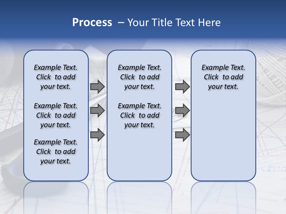 Scissors Textiles Backgrounds PowerPoint Template
