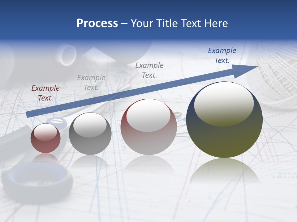 Scissors Textiles Backgrounds PowerPoint Template