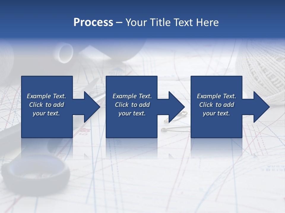 Scissors Textiles Backgrounds PowerPoint Template
