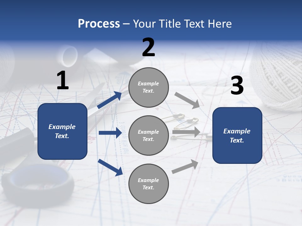 Scissors Textiles Backgrounds PowerPoint Template